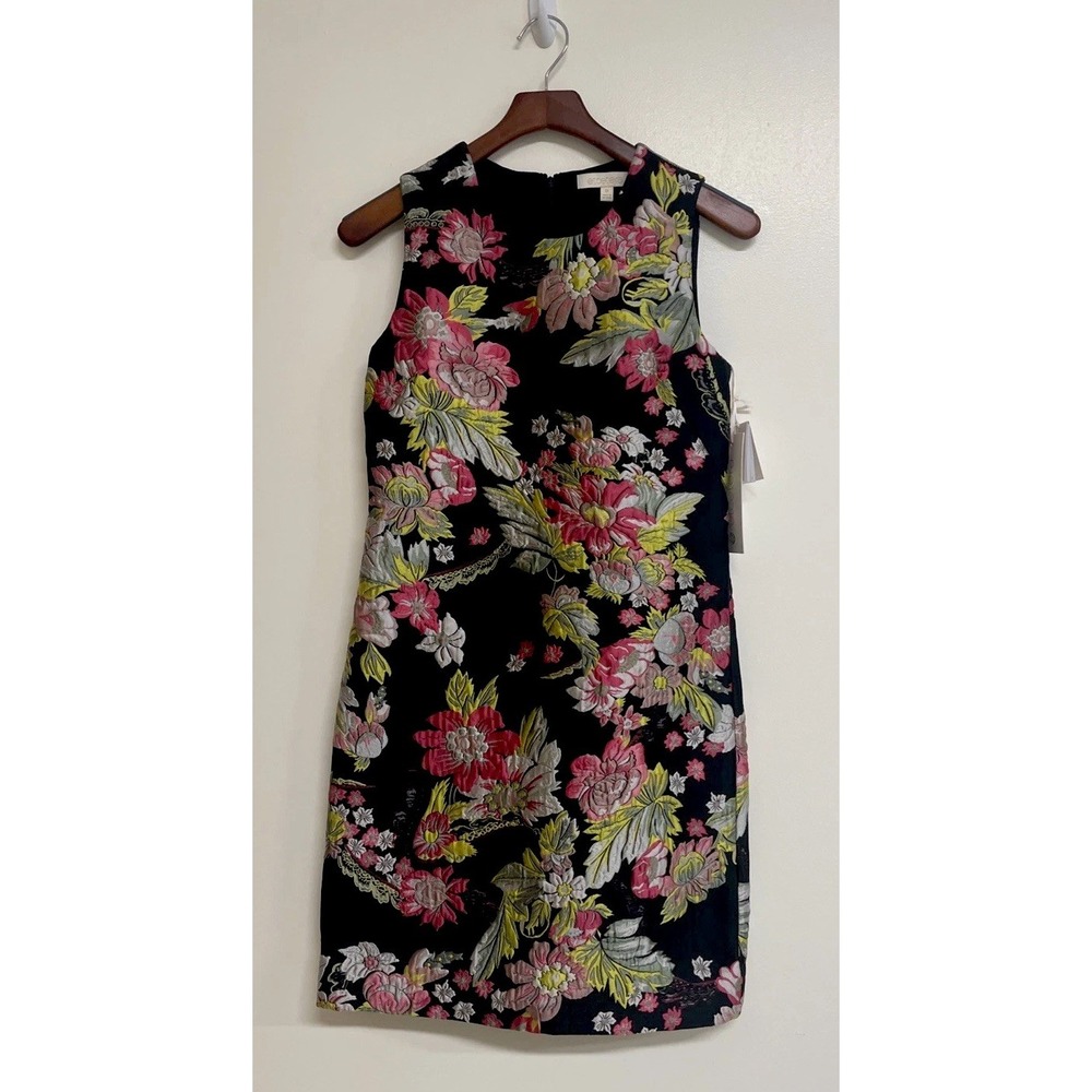 Etcetera Botanica Sheath Dress Knee Length Women's Size 0‎ NWT